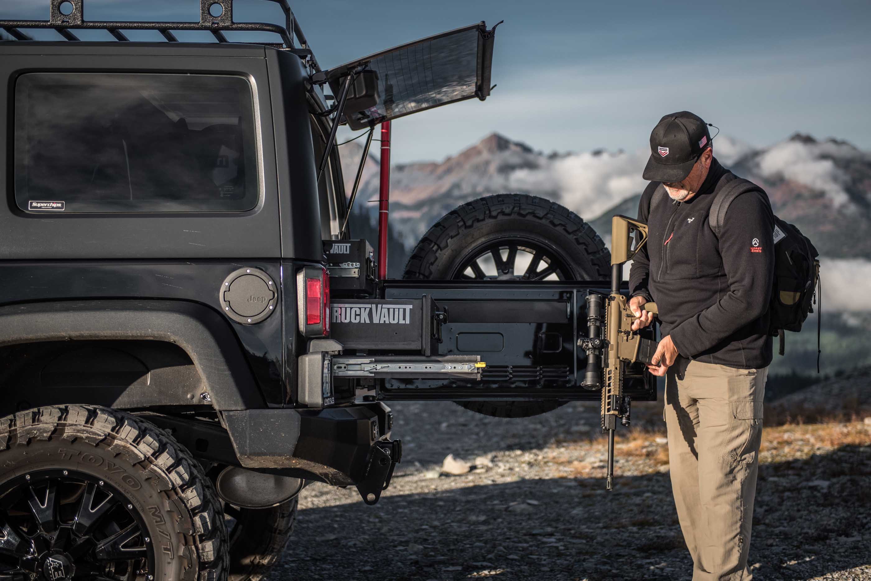 Jeep Wrangler Gun Storage | TruckVault