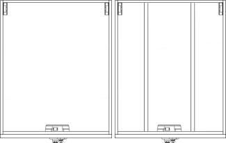 2 Drawer SUV long dividers