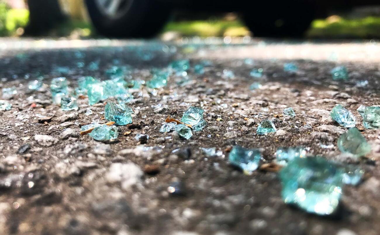 broken glass
