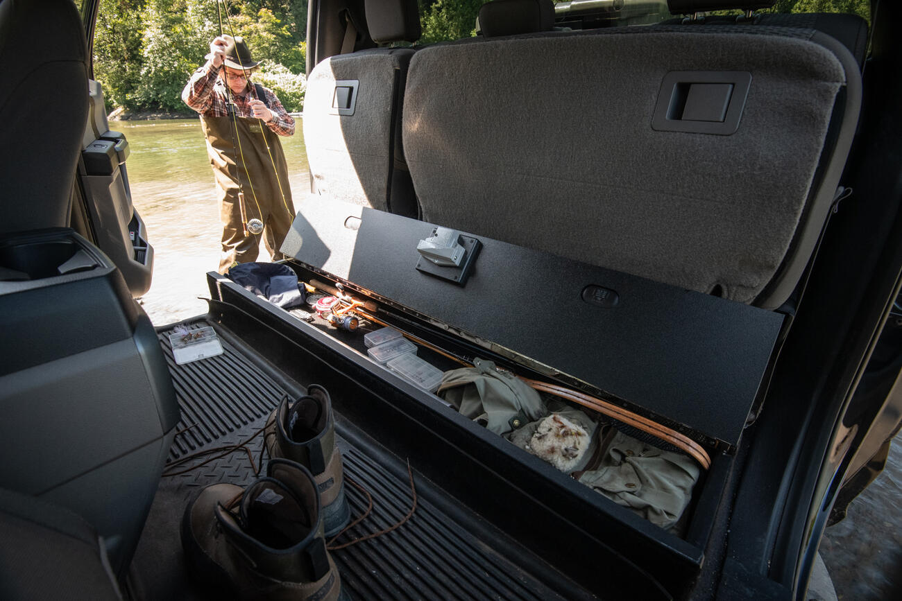 Secure Fishing Gear Storage