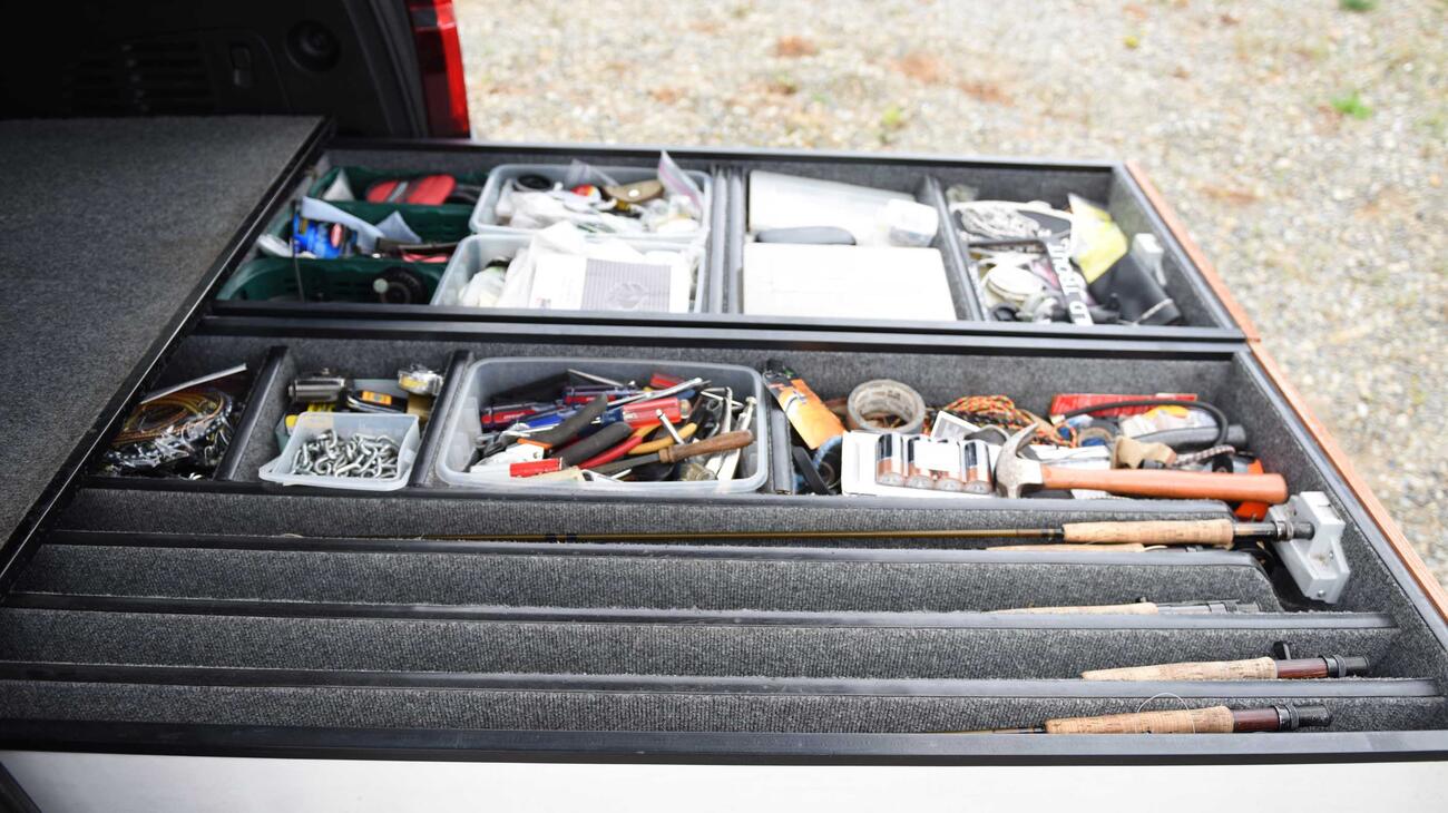 Fishing Tackle Box 4 Drawer Portable Storage Boxes Fishing Gear