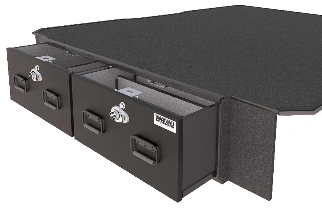 TruckVault with Strike Guard® on Drawer Fronts