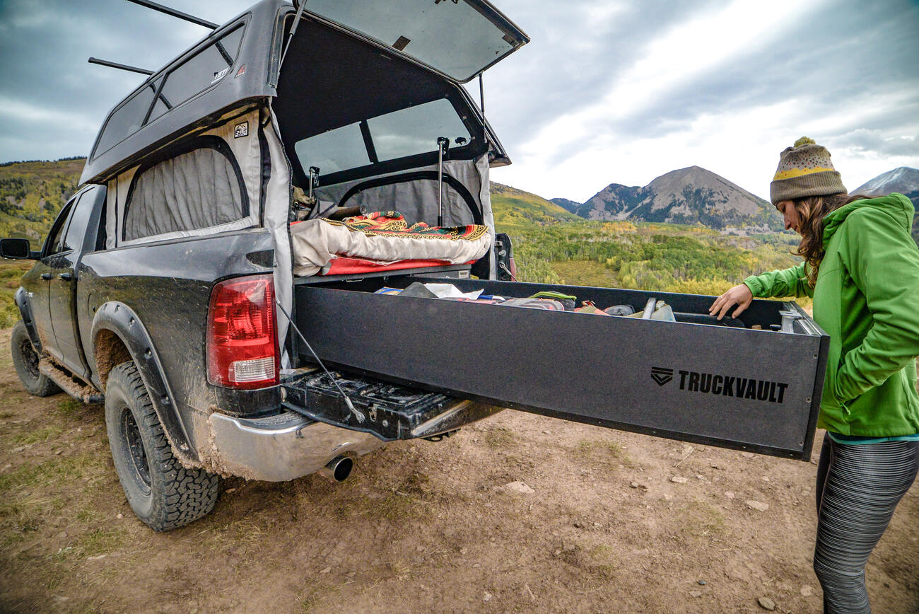 Truck camping in Colorado