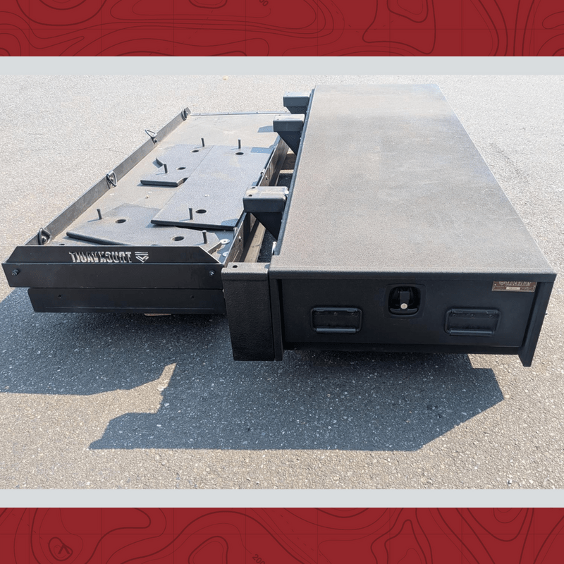 GMC Sierra All-Weather Half Width Drawer and TruckGlide combo