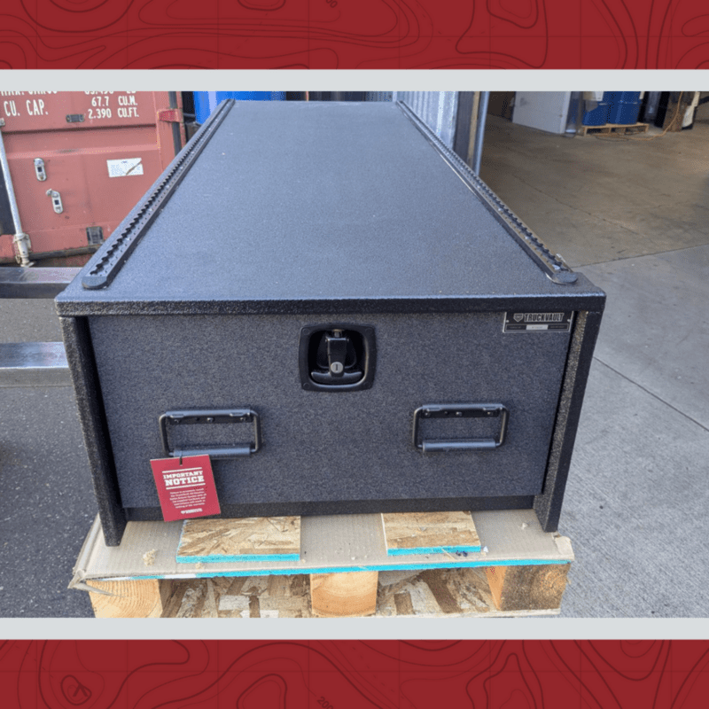 Short Bed Chevrolet Silverado 1500 All-Weather Half-Width Magnum-Height Drawer with Tie Down Rails