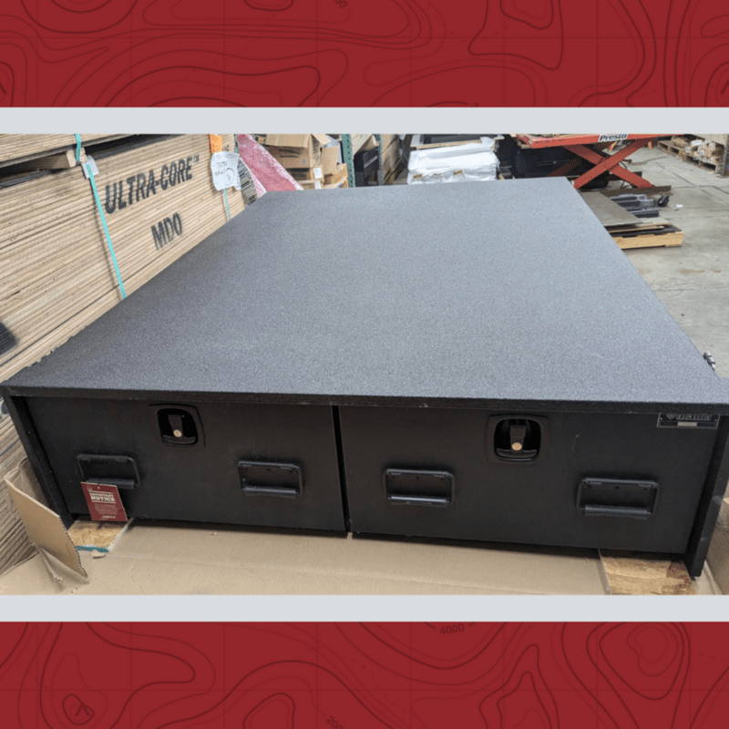 Nissan Titan All-Weather Magnum 2-Drawer TruckVault system