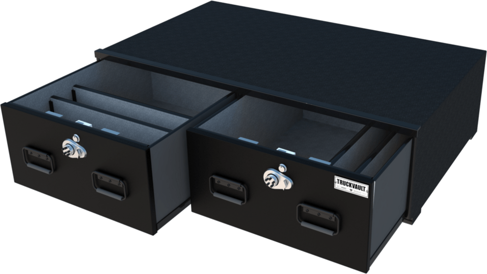 TruckVault SUV Base Line 2 Drawer Storage System