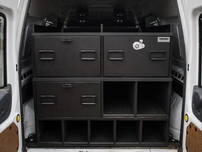 surveyor TruckVault secure storage system in van