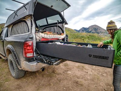 Truck camping in Colorado
