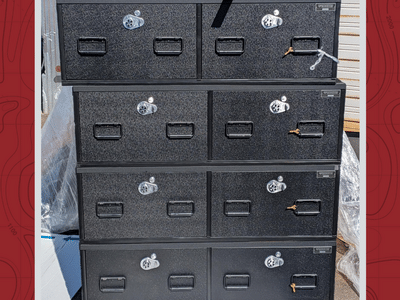 Ford F-150 Covered Bed 2-Drawer Extended Height TruckVault system