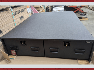 Nissan Titan All-Weather Magnum 2-Drawer TruckVault system