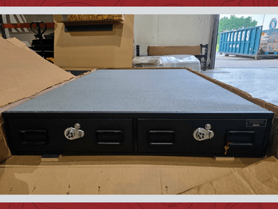 Toyota Tundra Covered Bed Standard 2-Drawer TruckVault System